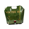 thumbnail image 3 of koolsoo Folded Water Storage Bag Camping Water Container with Removable Faucet Lightweight Leakproof Water Carrier for Outdoor Sports Green, 3 of 8