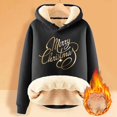 thumbnail image 2 of WEAIXIMIUNG Chandails en Molleton Personnalisés pour Femmes avec Photo Mode Décontractée Imprimé Confortable Sweat à Capuche Doublé Manches Longues Pull, 2 of 5