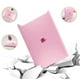 thumbnail image 5 of Funda dura izÜg compatible con MacBook Air 13 pulgadas A2337 M1 A2179 A1932 2020 Cristal Rosa, 5 of 5