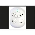 thumbnail image 1 of 360 Electrical 229076 Revolve 4 Outlets Surge Protector, White, 1 of 7