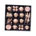 thumbnail image 3 of 60 piezas de adornos colgantes de Navidad, bolas de Navidad, decoraciones para árboles de Navidad, bolsas de regalo de Navidad para aniversario, Champán dorado rosa, 3 of 8
