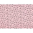 thumbnail image 2 of Zelouf Sheer Matte Jersey W/blk Flocked  , Sewing, DIY, Crafts Fabric by the Yard, 339 Red/blk, 10 Yard, 2 of 2