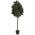 thumbnail image 1 of Nearly Natural 5555 Arbre Artificiel à Feuilles de Mangue Rouge de 6 Po, 1 of 1