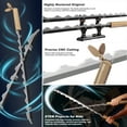 thumbnail image 2 of Demon Slayer Swords Compatible with Lego, 40in Hashibira Inosuke Dual-Sword Building Block with Stand, Anime Sword Building Toy Katana Kids Toys for Boys Age 8-12, 838 Pcs, 2 of 6