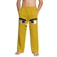 thumbnail image 2 of ATOGUTA Comfy Lounge Pants Boys Funny Graphic Sweatpants Athletic Sports Pants for Kids Size 4T-14, Yellow, 2 of 5
