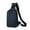 Blue, variant on Chest Sling Bag Crossbody Shoulder Backpack for Men Women Adjustable Lightweight Travel Hiking Casual Daypack 