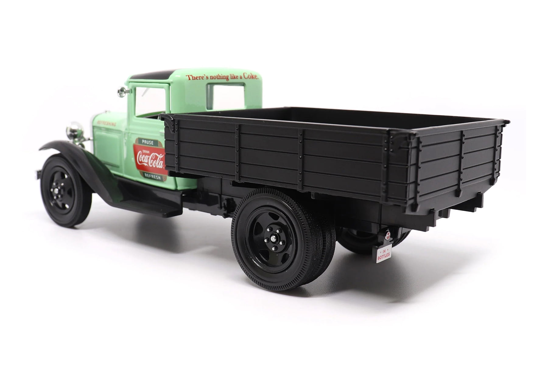 1931 Ford Model AA Pickup Truck Light Green and Black "Pause. Refresh. Drink Coca-Cola" 1/24 Diecast Model Car by Motor City Classics