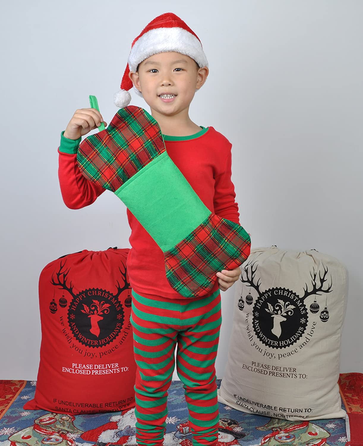 Customized  Christmas Stockings/Christmas gift/kids gift/fireplace decor/personalized gift