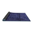 thumbnail image 2 of Ahgly Company Indoor Square Persian Blue Traditional Area Rugs, 7' Square, 2 of 4