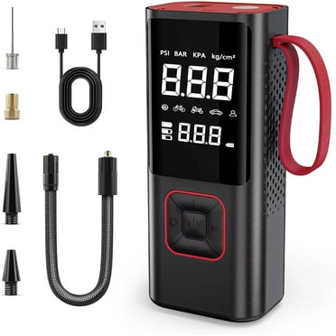 CarLuck Cordless Tire Inflator Portable Air Compressor, 7800mAh 150PSI Air Pump with Auto-Shutoff & LED for Cars, Motorcycles, Bicycles - Includes Storage Bag