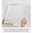 thumbnail image 6 of Yamazaki Home  Dish Drainer Tray, ABS Plastic - L 12.09 x W 16.73 x H  0.59 inches White, 6 of 7