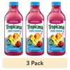 (3 pack) Tropicana Zero Sugar Fruit Punch Juice Drink, 46 fl oz Bottle