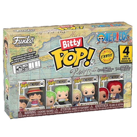 Figura Coleccionable Funko Bitty Pop One Piece Luffy 4 Piezas