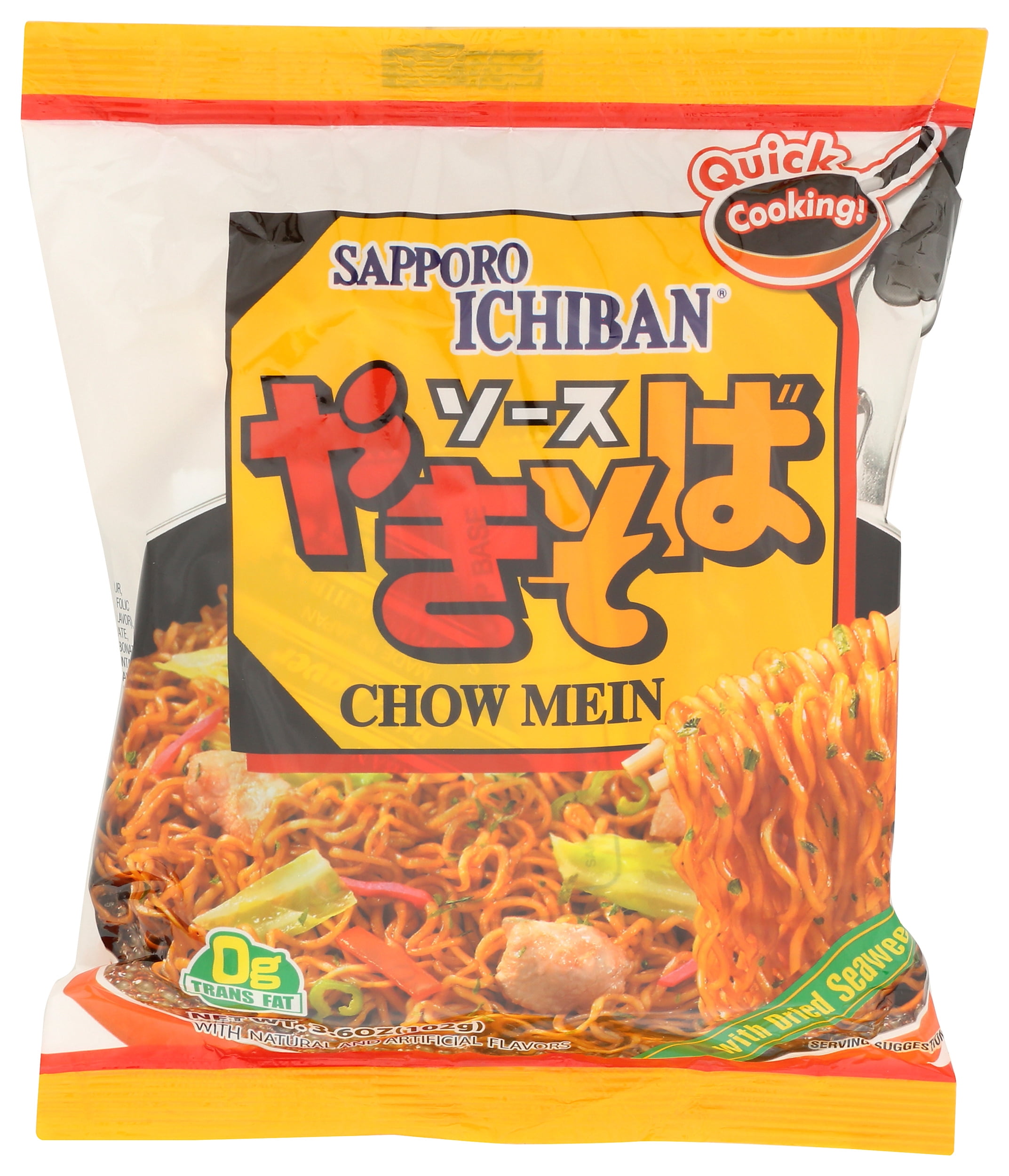 Pack of 24, Sapporo Ichiban Chow Mein, 3.6 oz
