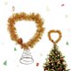 thumbnail image 2 of Adorno para la punta del árbol de Navidad con tres estilos para elegir: luna, estrella y corazón. Decora el árbol de Navidad y disfruta de una experiencia diferente., 2 of 4