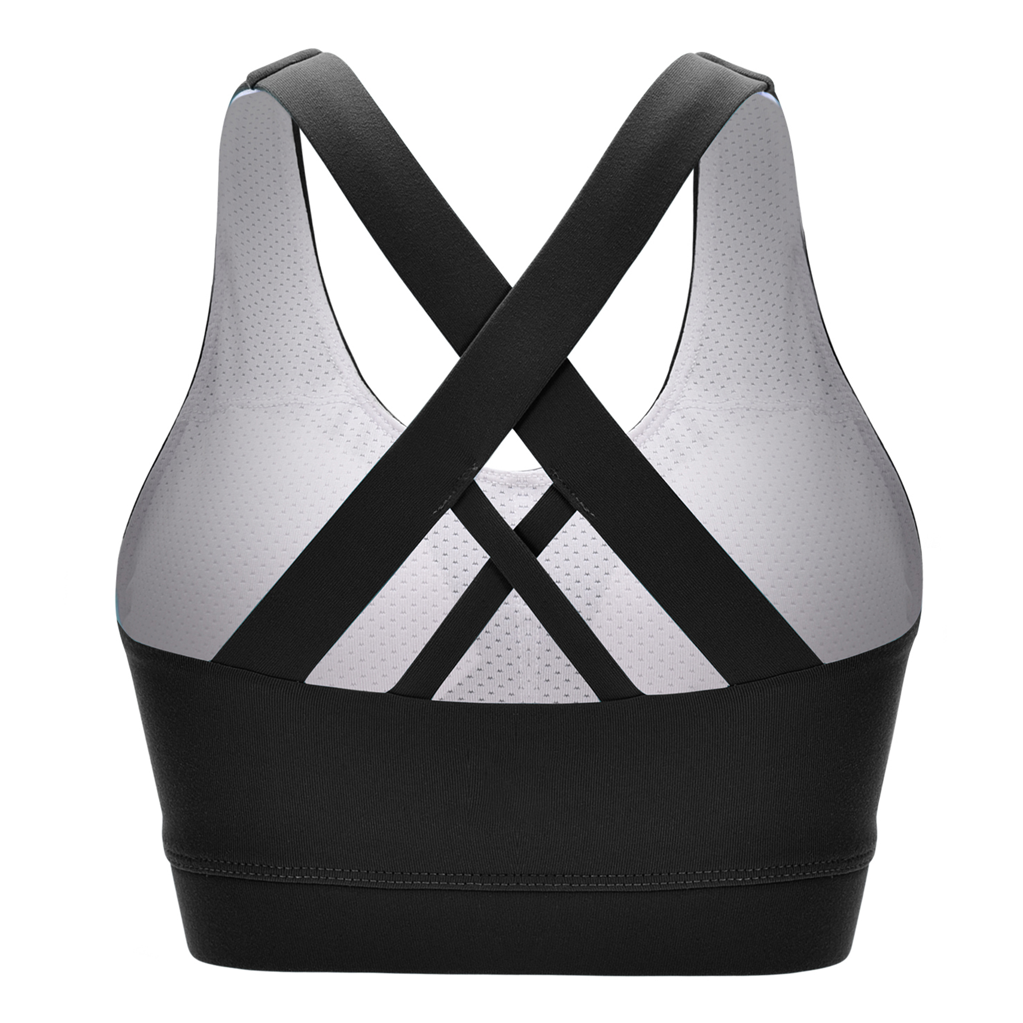 Elbourn Cool Dry Sports Bra for Women, Criss-Cross Back Padded