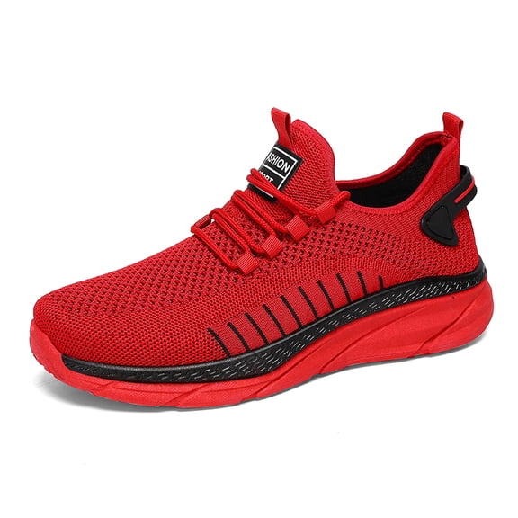 YUDAI Men's Slip-On Walking Shoes – Non-Slip, Breathable Mesh Sneakers for Gym, Workout & Everyday Wear