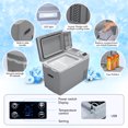 thumbnail image 5 of Mescukay 32QT/30L Portable Car Refrigerator Freezer - 12V/24V DC & 110-240V AC Power, Low Noise Electric Cooler for Camping, Travel, Truck, Home, 5 of 9