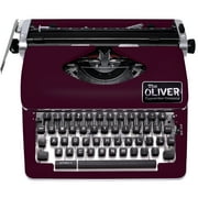 The Oliver Typewriter Company Legacy Prestige Manual Typewriter, Burgundy
