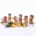 thumbnail image 4 of Yoone Realistic Wild Man Statue Decorative Handmade DIY Creative Vivid Expression Savage Ornament Home Decor, 4 of 6