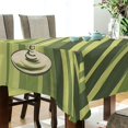 thumbnail image 5 of Yayeee Tablecloths 60" x 60" Rectangle Wrinkle Resistant Party Table Cover, Light Green Martini, 5 of 8