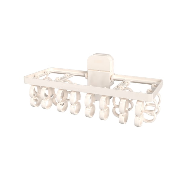 Perchero con ventosa para calcetines, perchero con múltiples clips, plástico duradero, diseño compacto, ideal para baño y oficina, secado eficiente, organizador de pared, ideal para viajes,