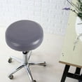 thumbnail image 2 of Cojines de asiento PU Yotijar para taburetes de 28-35 diámetro Gris, 2 of 6