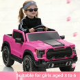 thumbnail image 2 of iRerts 24V Kids Ride on Toy UTV, Ride on Cars with Remote Control, Bluetooth Music, 4 Wheel Suspension, Rear Storage Space, Electric Vehicles Cars for Kids Boys Girls Gifts 3-6 Year Old, Pink, 2 of 11