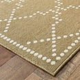 thumbnail image 3 of Oriental Weavers Marina Indoor/Outdoor Rug - 7765Y - 8'6" x 13' - in Tan/ Ivory - Moroccan Style, Water, Stain and Fade Resistant, Hose Clean, Patio, Outdoor Living Area Rug, 3 of 3