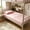 Pink#774, variant on Twin Fitted Sheet, Multicolor Polyester Bed Cover With Non-Slip Stretch Fit and Elastic Pocket, Soft Protective Mattress Cover for Dormitory Beds and Adjustable Beds