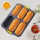 thumbnail image 4 of Molde de Pan Negro, Siliconas, Molde de Baguettes, 6 conexiones, Molde de Hot Dog, Bandeja de Hornear Antiadherente, Herramientas, 4 of 6