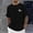 Black, variant on Afuyipoi Men's Graphic Print Gym T-Shirt (M-4XL), Short Sleeve Casual Round Neck Performance Training Top Sky Blue Size L