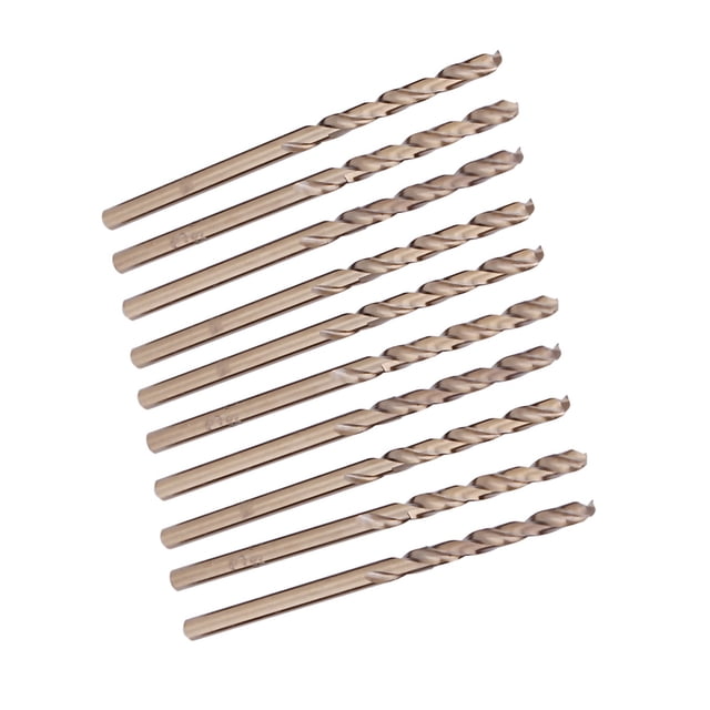 JUEGO DE BROCAS DE COBALTO M35, 10 piezas Herramienta de perforacia de alta dureza juego de brocas hss co para para para placa de acero placa de hierro fondido perforación
