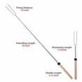 thumbnail image 5 of SUSHANG Stainless Steel BBQ Marshmallow Roasting Sticks Extending Roaster Telescoping for Campfire, Roasting Sticks for Fire Pit, Smores Skewers, 5 of 9