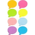 Bubble Shape Sticky Notes 8 Color Bright Colorful Sticky Pad 75 Sheets