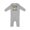 AC-Heather Grey, variant on My Cousin Loves Me with Sloth and Hearts Baby Romper Coveralls