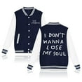 thumbnail image 4 of Josiah Queen The Prodigal Logo Merch Varsity Jacket Unisex Fashion Long Sleeve Sweatshirts, 4 of 6
