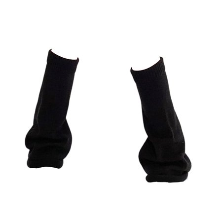 

Martokay Women Foot Leg Cover Knee Warm Cold Weather Girl Boot Sleeve Warmer Sock Portable Solid Color Dressing Clothing Decoration Black