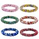 thumbnail image 1 of 6Pcs 6 Colors Glass Beaded Crochet Stretch Bracelets Set Fashion Nepal Bracelets for Women Mixed Color Inner Diameter: 1-7/8 inch(4.7cm) 1Pc/color, 1 of 7