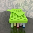 thumbnail image 3 of 1 Set Lip Balm Filling Tray Sturdy Construction Anti-deform Plastic DIY Handmade Lip Gloss Making Tray Spatula Set for Home, 3 of 7