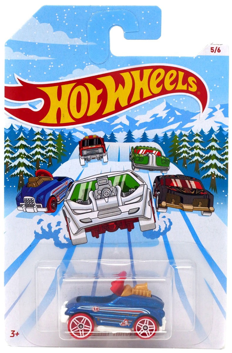 FREE SHIP 2018 HOT WHEELS WALMART EXCLUSIVE HOLIDAY HOT ROD #5/6 PEDAL DRIVER 