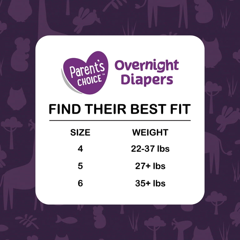 Parent's Choice Gentle Dreams Overnight Diapers Size 5 photo 8
