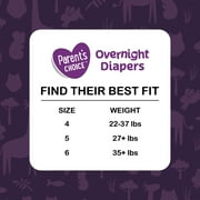 Parents Choice Gentle Dreams Overnight Diapers Size 5, 66 Count (Select for More Options)