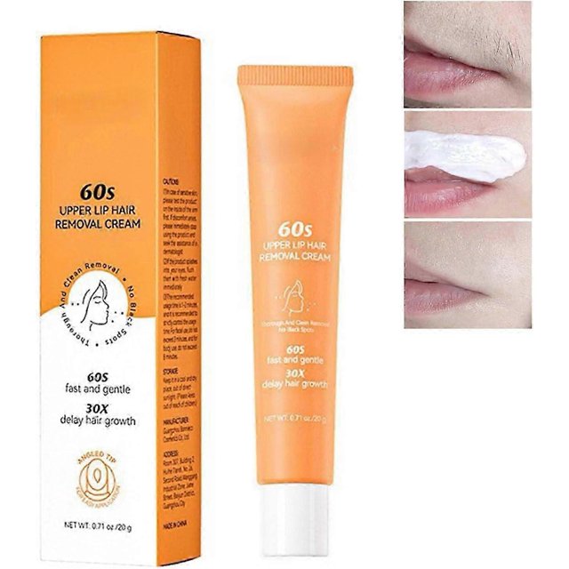 Facial Hair Removal Cream,fast-working For Face, Eyebrow, Upper Lip And Chin,painless Depilatory Cream Suitable For All Skin Types
