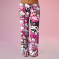thumbnail image 1 of Anime Pajamas Pants Women Cartoon Family Christmas Pajama Pants Kawaii Flannel Pajama Pants, 1 of 5