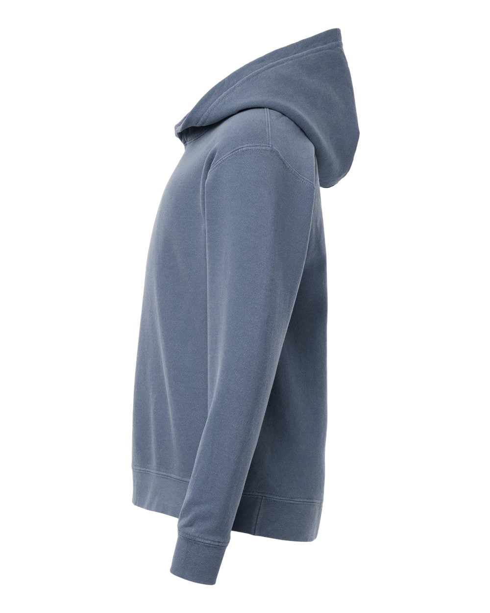 Comfort Colors 1467Y Garment-Dyed Youth Lightweight Fleece Hooded Sweatshirt-Blue Jean-M