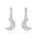 thumbnail image 2 of Pendientes Swarovski Sublima Drop con forma de luna creciente en rodio, 2 of 5