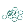 thumbnail image 4 of Fluorine Rubber O Rings, 19mm OD, 15.2mm Inner Diameter, 1.9mm Width, Seal Gasket Green 10pcs, 4 of 4