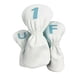 thumbnail image 2 of 3 piezas PU Golf Club Headcover diseñado para adaptarse a todas las maderas y protección de los conductores. Sharpla Cubierta de la cabeza del palo de golf, 2 of 8
