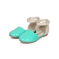thumbnail image 5 of New Girl Little Angel Britt-845 Patent Two Tone D'orsay Ankle Strap Flat Size, 5 of 5